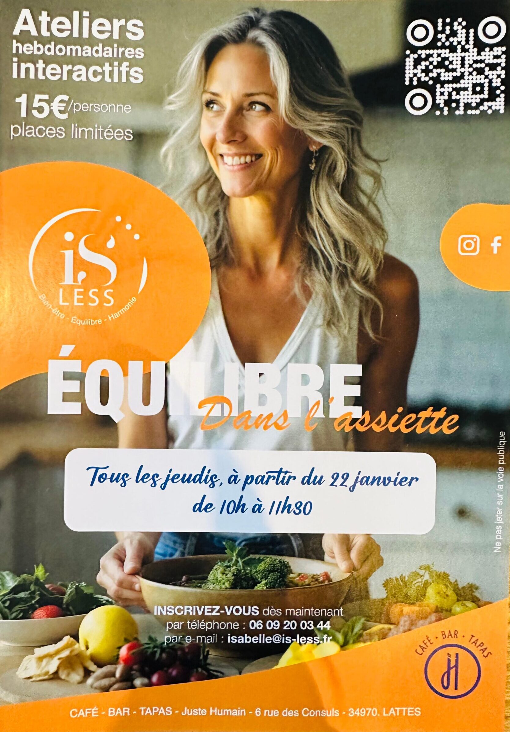 Atelier hebdomadaire - équilibre dans l'assiette